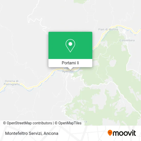 Mappa Montefeltro Servizi