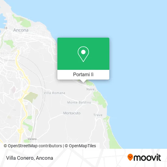 Mappa Villa Conero