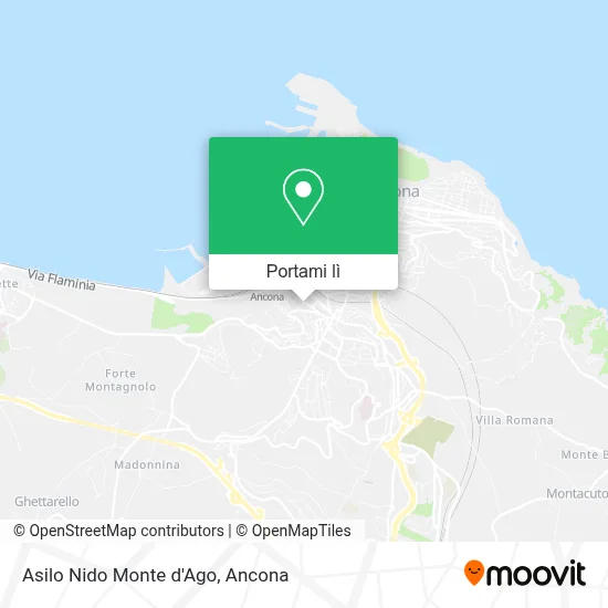 Mappa Asilo Nido Monte d'Ago