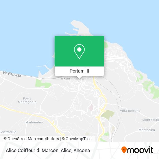 Mappa Alice Coiffeur di Marconi Alice