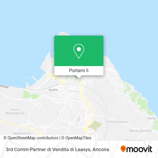 Mappa 3rd Comm-Partner di Vendita di Leasys