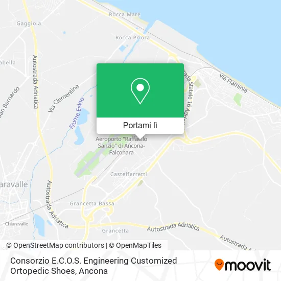 Mappa Consorzio E.C.O.S. Engineering Customized Ortopedic Shoes