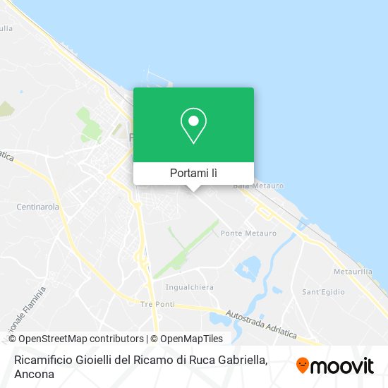 Mappa Ricamificio Gioielli del Ricamo di Ruca Gabriella