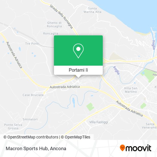 Mappa Macron Sports Hub