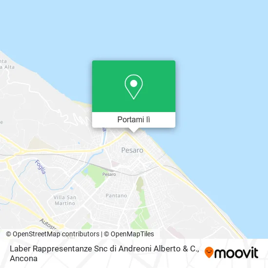 Mappa Laber Rappresentanze Snc di Andreoni Alberto & C.