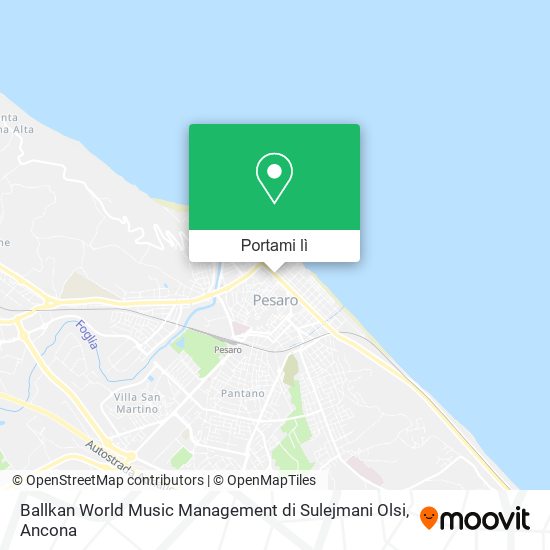 Mappa Ballkan World Music Management di Sulejmani Olsi