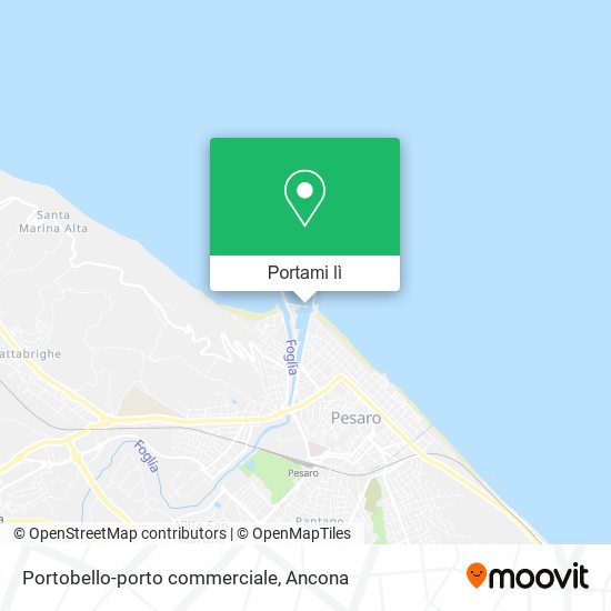 Mappa Portobello-porto commerciale
