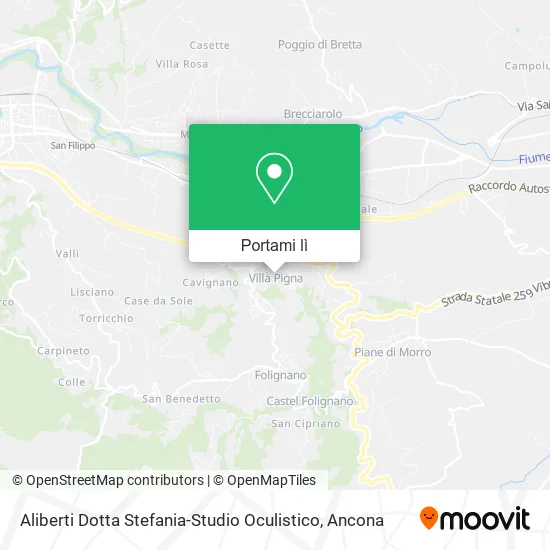 Mappa Aliberti Dotta Stefania-Studio Oculistico