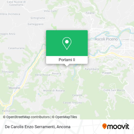 Mappa De Carolis Enzo Serramenti