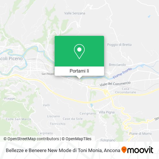 Mappa Bellezze e Beneere New Mode di Toni Monia