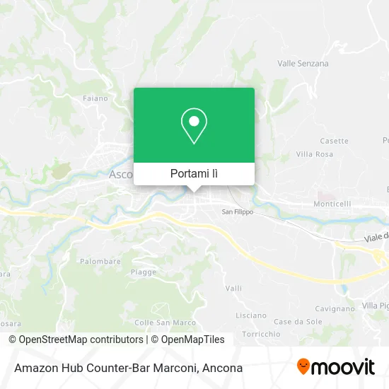 Mappa Amazon Hub Counter-Bar Marconi