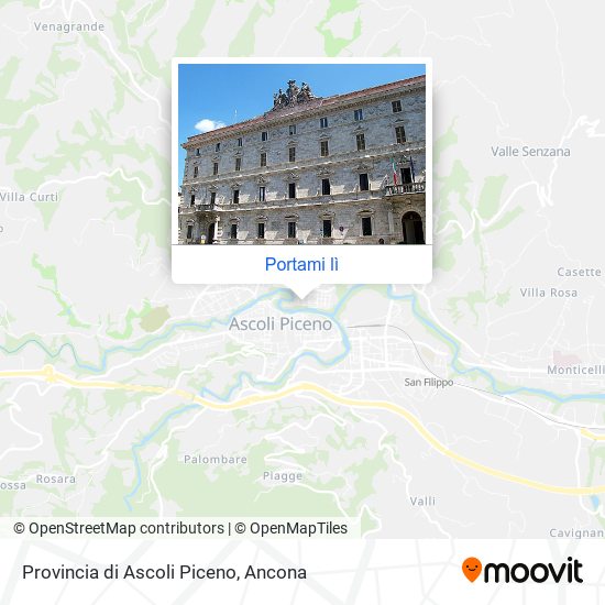 Mappa Provincia di Ascoli Piceno