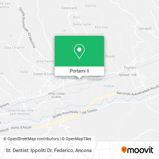 Mappa St. Dentist. Ippoliti Dr. Federico