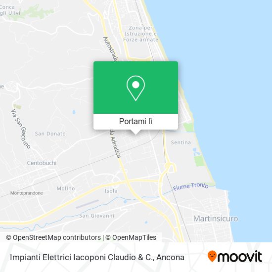 Mappa Impianti Elettrici Iacoponi Claudio & C.