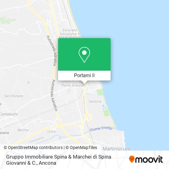Mappa Gruppo Immobiliare Spina & Marchei di Spina Giovanni & C.