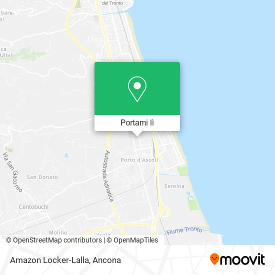 Mappa Amazon Locker-Lalla