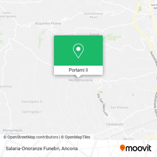 Mappa Salaria-Onoranze Funebri