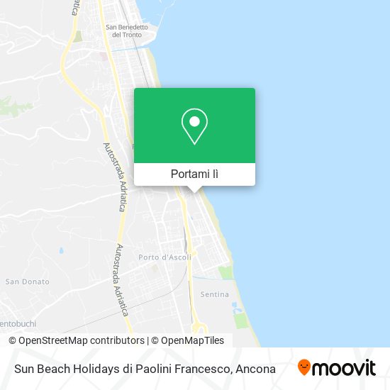 Mappa Sun Beach Holidays di Paolini Francesco