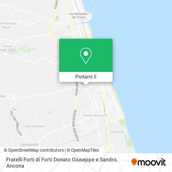 Mappa Fratelli Forti di Forti Donato Giuseppe e Sandro