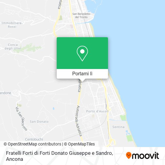 Mappa Fratelli Forti di Forti Donato Giuseppe e Sandro