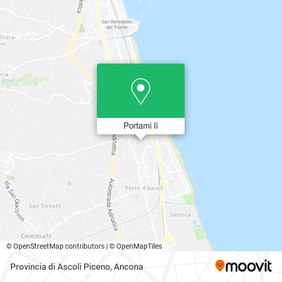 Mappa Provincia di Ascoli Piceno