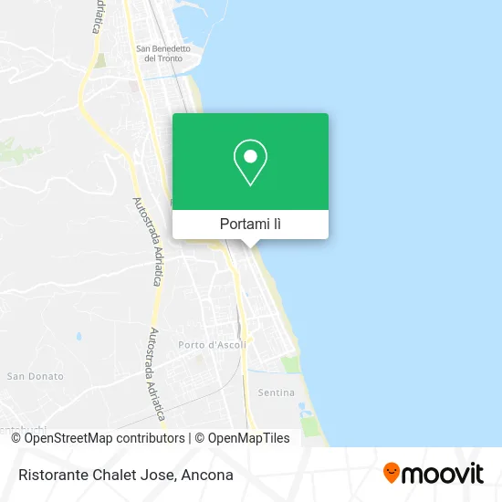 Mappa Ristorante Chalet Jose