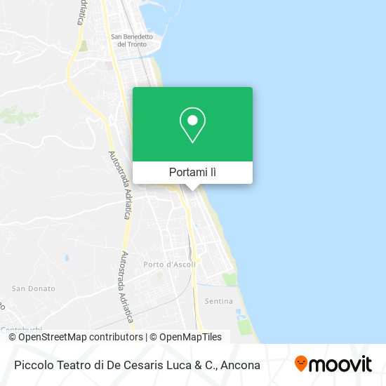 Mappa Piccolo Teatro di De Cesaris Luca & C.