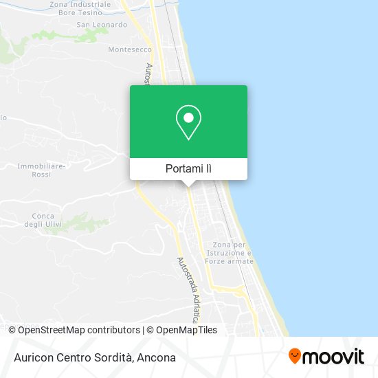 Mappa Auricon Centro Sordità