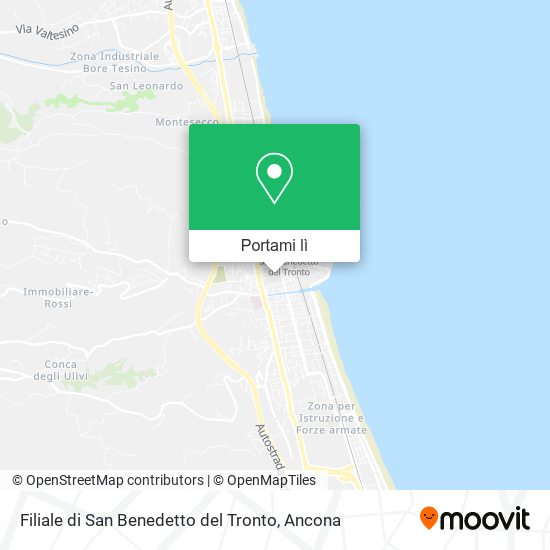 Mappa Filiale di San Benedetto del Tronto