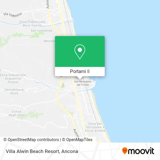 Mappa Villa Alwin Beach Resort