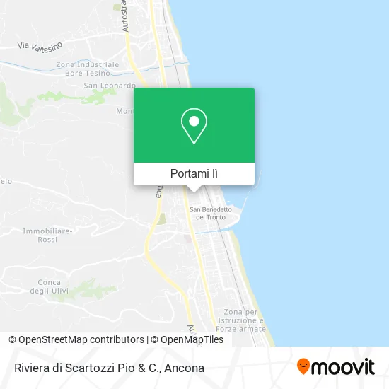 Mappa Riviera di Scartozzi Pio & C.