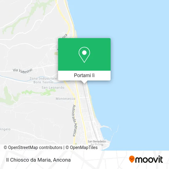 Mappa Il Chiosco da Maria