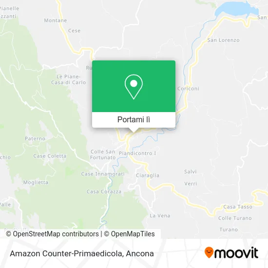 Mappa Amazon Counter-Primaedicola