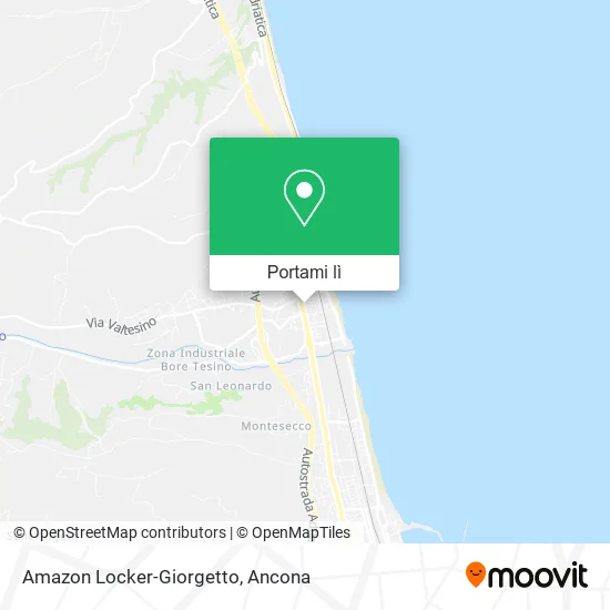 Mappa Amazon Locker-Giorgetto