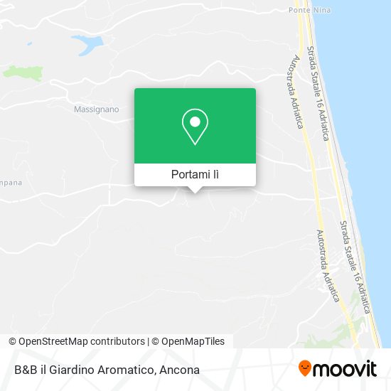 Mappa B&B il Giardino Aromatico