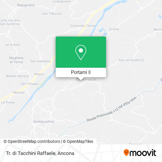 Mappa Tr. di Tacchini Raffaele