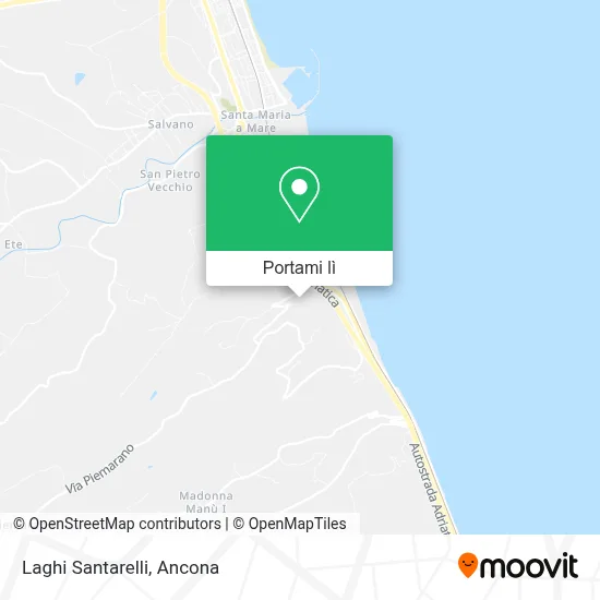 Mappa Laghi Santarelli