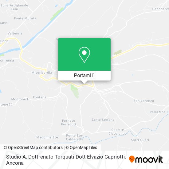Mappa Studio A. Dottrenato Torquati-Dott Elvazio Capriotti