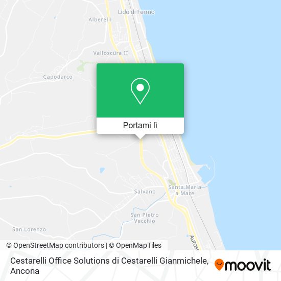 Mappa Cestarelli Office Solutions di Cestarelli Gianmichele