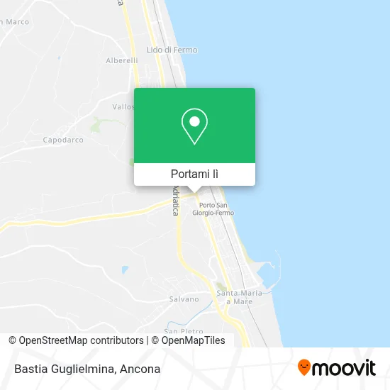 Mappa Bastia Guglielmina