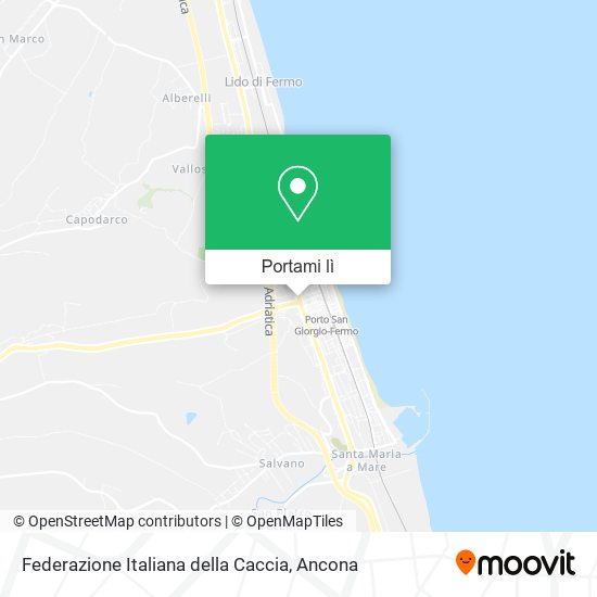 Mappa Federazione Italiana della Caccia