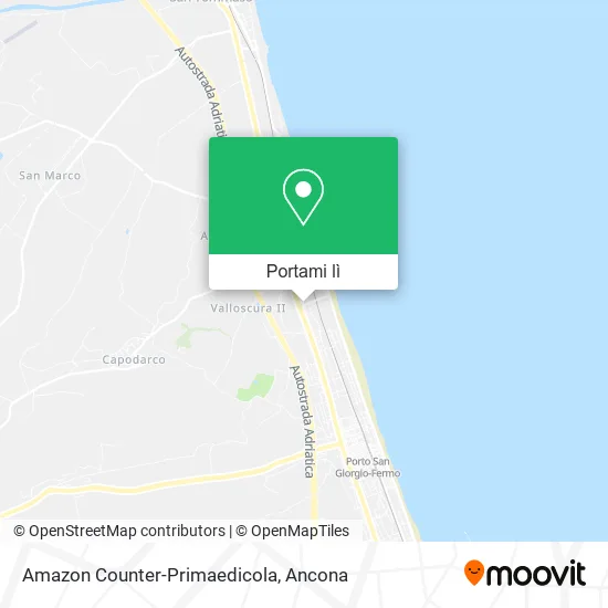 Mappa Amazon Counter-Primaedicola