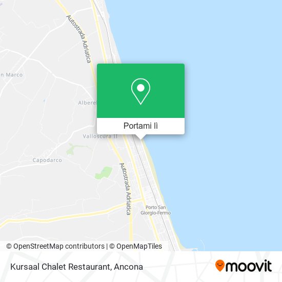 Mappa Kursaal Chalet Restaurant