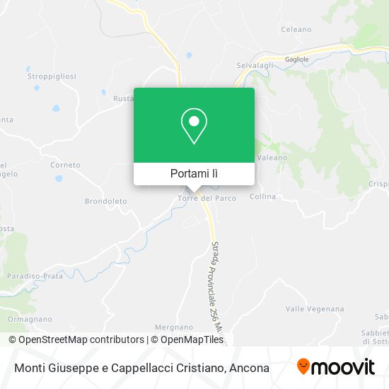 Mappa Monti Giuseppe e Cappellacci Cristiano