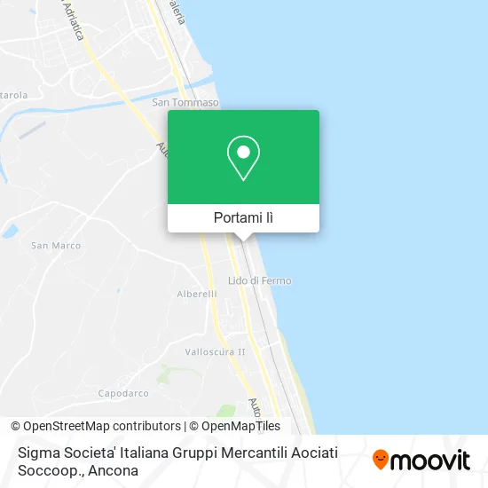 Mappa Sigma Societa' Italiana Gruppi Mercantili Aociati Soccoop.