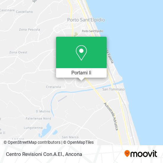 Mappa Centro Revisioni Con.A.El.
