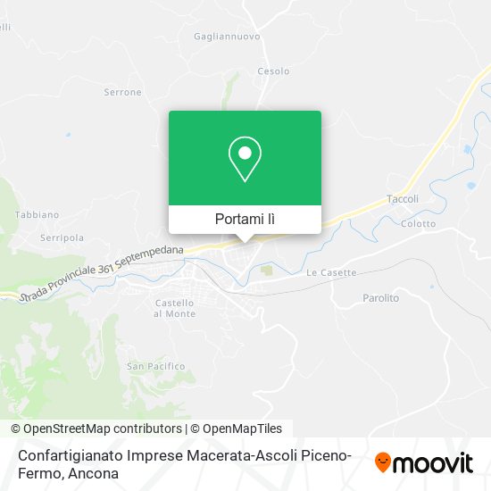 Mappa Confartigianato Imprese Macerata-Ascoli Piceno-Fermo