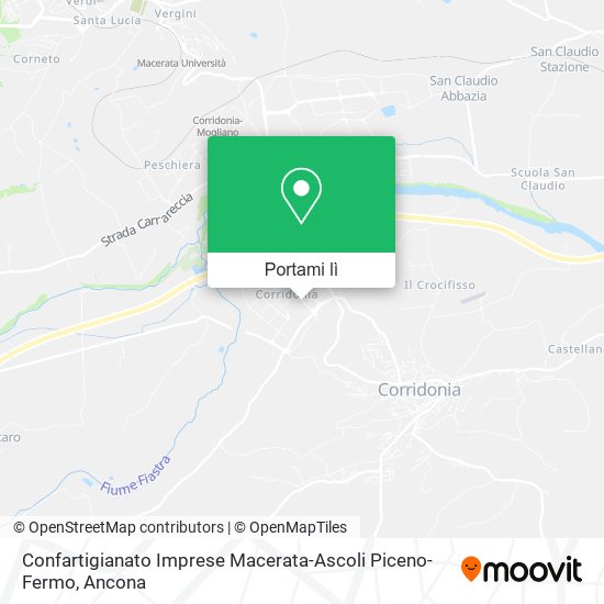 Mappa Confartigianato Imprese Macerata-Ascoli Piceno-Fermo
