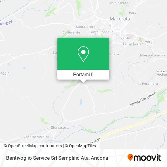 Mappa Bentivoglio Service Srl Semplific Ata