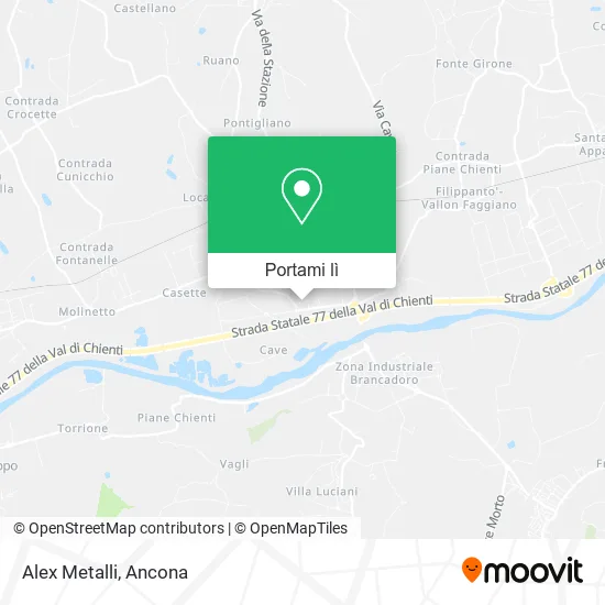 Mappa Alex Metalli